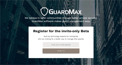 Desktop Screenshot of guardmax.com
